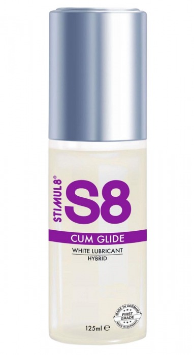 Гибридный лубрикант S8 Hybrid Cum Glide с консистенцией спермы - 125 мл. - Stimul8 - купить с доставкой в Химках