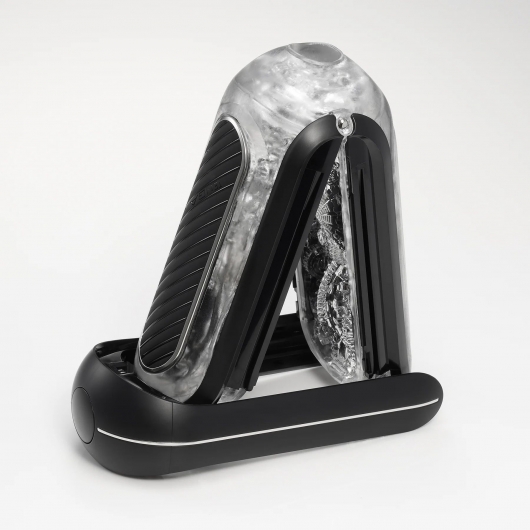 Черный мастурбатор Tenga Flip Zero Gravity с вибрацией - Tenga - в Химках купить с доставкой