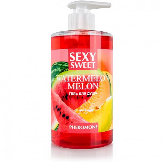 Гель для душа Sexy Sweet Watermelon Melon с ароматом арбуза, дыни и феромонами - 430 мл. -  - Магазин феромонов в Химках
