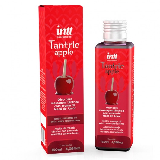 Массажное масло Tantric Apple с ароматом яблока - 130 мл. - INTT - купить с доставкой в Химках