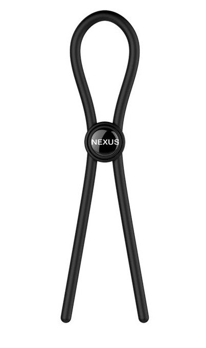 Черное эрекционное лассо Nexus Forge Single - Nexus Range - в Химках купить с доставкой