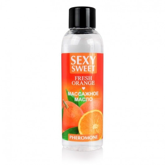 Массажное масло Sexy Sweet Fresh Orange с ароматом апельсина и феромонами - 75 мл. - Биоритм - купить с доставкой в Химках