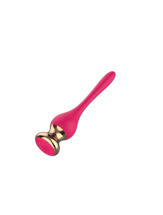 Розовый вибромассажер Nipple Vibrator - 14,5 см. - I-MOON