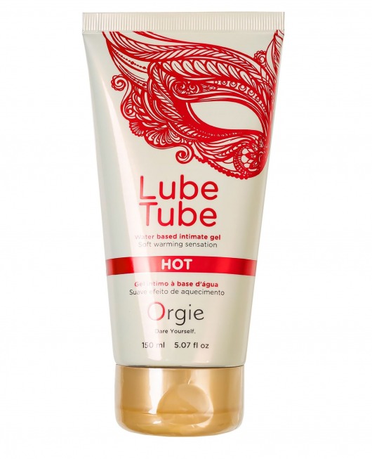 Интимный гель на водной основе Lube Tube Hot с разогревающим эффектом - 150 мл. - ORGIE - купить с доставкой в Химках