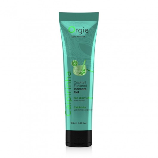 Съедобный интимный гель Orgie Lube Tube Cocktail Caipirinha - 100 мл. - ORGIE - купить с доставкой в Химках