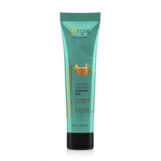 Съедобный интимный гель Orgie Lube Tube Cocktail Pina Colada - 100 мл. - ORGIE - купить с доставкой в Химках