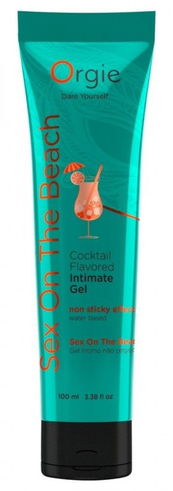 Съедобный интимный гель Orgie Lube Tube Cocktail Sex On The Beach - 100 мл. - ORGIE - купить с доставкой в Химках