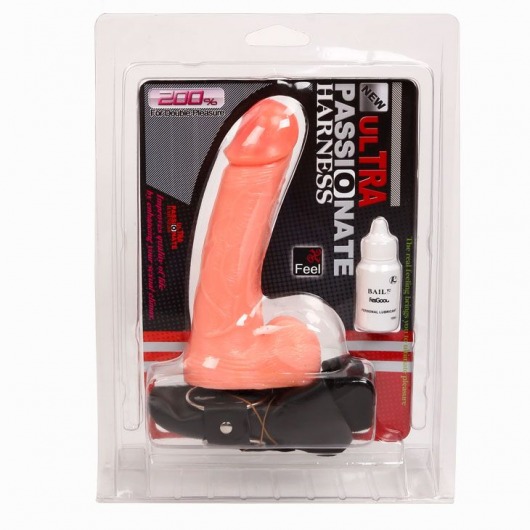 Женский страпон изогнутой формы - 18,3 см. - Baile - купить с доставкой в Химках