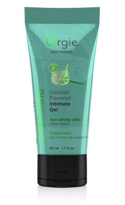 Съедобный интимный гель Orgie Lube Tube Cocktail Caipirinha - 50 мл. - ORGIE - купить с доставкой в Химках