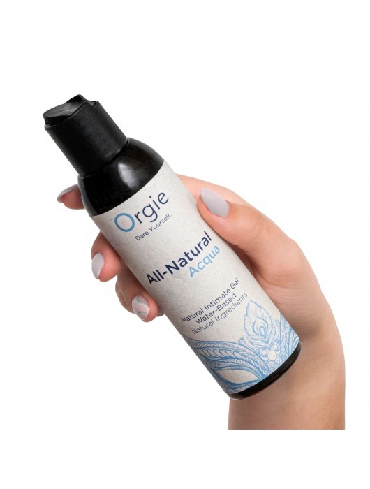 Интимный гель на водной основе Orgie All-Natural Acqua - 150 мл. - ORGIE - купить с доставкой в Химках