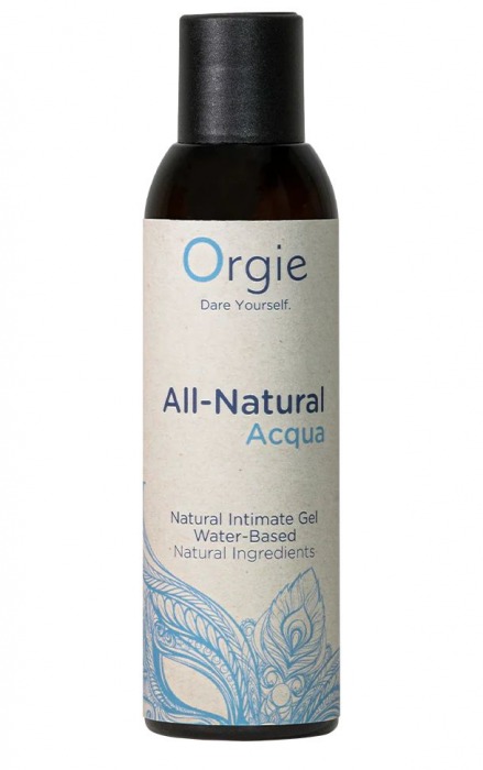 Интимный гель на водной основе Orgie All-Natural Acqua - 150 мл. - ORGIE - купить с доставкой в Химках