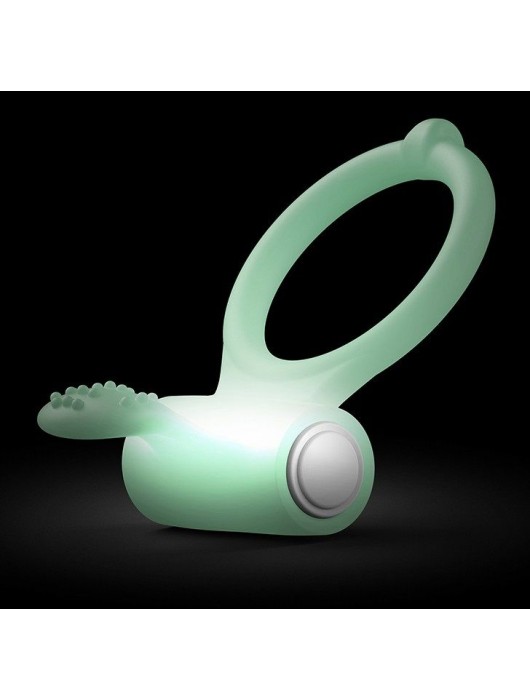 Светящееся в темноте эрекционное виброкольцо Power Clit - Dorcel - в Химках купить с доставкой