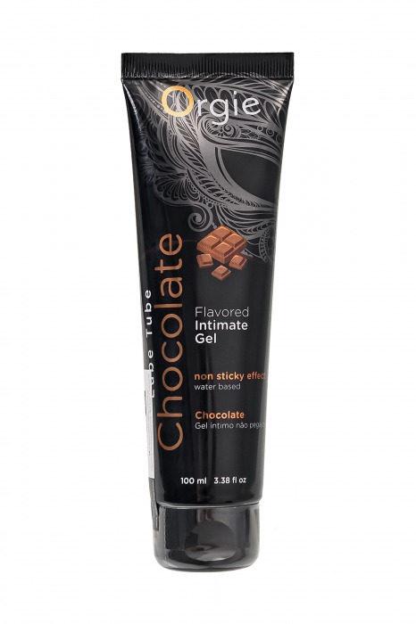 Интимный гель на водной основе Lube Tube Chocolate с шоколадным вкусом - 100 мл. - ORGIE - купить с доставкой в Химках