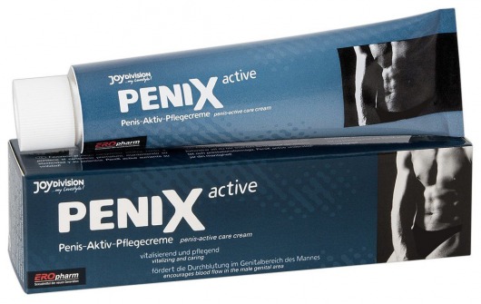 Возбуждающий крем для мужчин PeniX active - 75 мл. - Joy Division - купить с доставкой в Химках