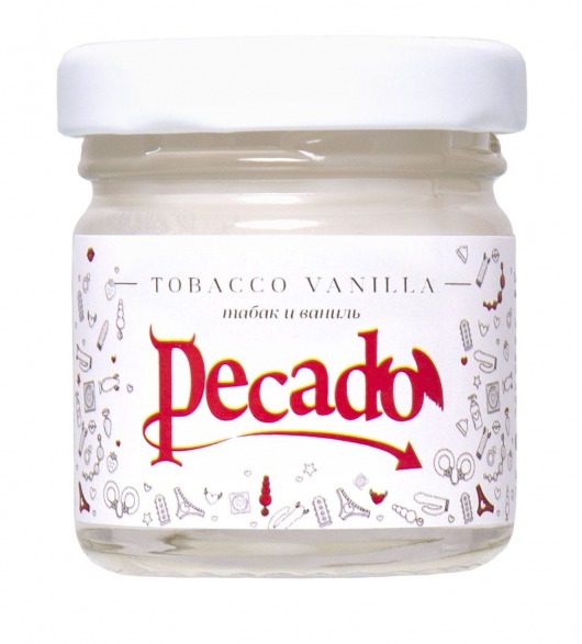 Массажная свеча Tobacco Vanilla - 35 мл. - Pecado - купить с доставкой в Химках