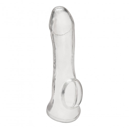 Прозрачная насадка на пенис Transparent Penis Enhancing Sleeve Extension - 15,9 см. - BlueLine - в Химках купить с доставкой