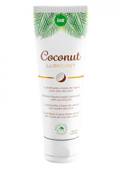 Веганская смазка на водной основе Coconut Lubricant - 100 мл. - INTT - купить с доставкой в Химках