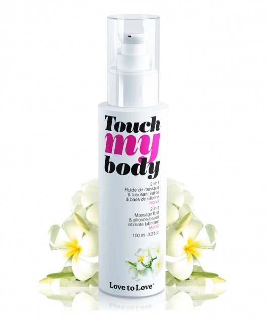 Силиконовый лубрикант 2-в-1 Touch My Body с ароматом моной - 100 мл. - Love to Love - купить с доставкой в Химках
