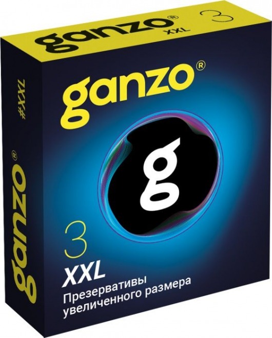 Презервативы увеличенного размера Ganzo XXL - 3 шт. - Ganzo - купить с доставкой в Химках