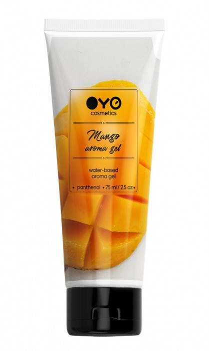 Лубрикант на водной основе OYO Aroma Gel Mango с ароматом манго - 75 мл. - OYO - купить с доставкой в Химках