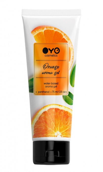 Лубрикант на водной основе OYO Aroma Gel Orange с ароматом апельсина - 75 мл. - OYO - купить с доставкой в Химках