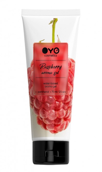 Лубрикант на водной основе OYO Aroma Gel Raspberry с ароматом малины - 75 мл. - OYO - купить с доставкой в Химках