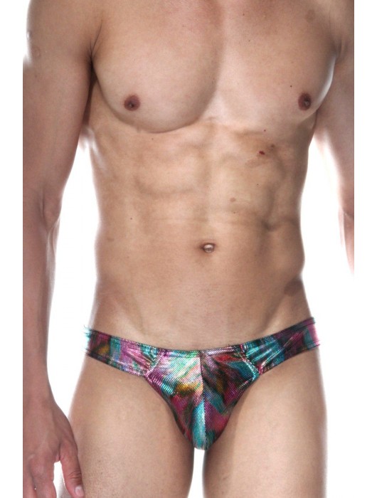 Сексуальные трусы-бразилиана из ткани с блеском - Don Moris купить с доставкой