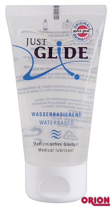 Вагинальная смазка на водной основе JUSTGLIDE - 50 мл. - Orion - купить с доставкой в Химках