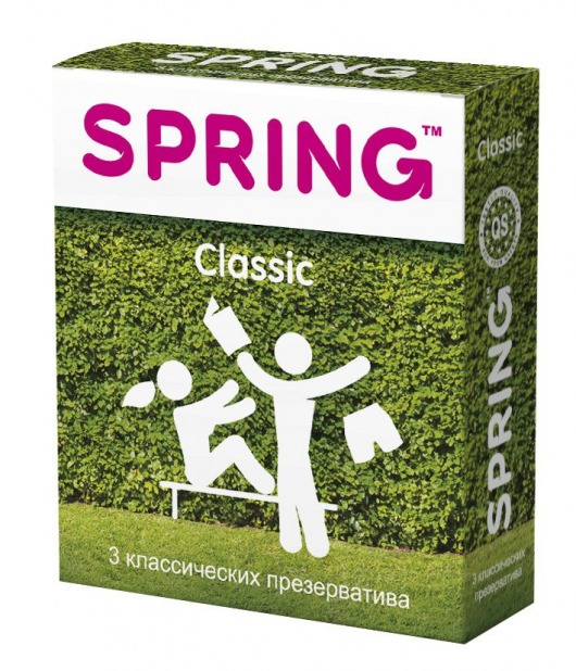 Классические презервативы SPRING CLASSIC - 3 шт. - SPRING - купить с доставкой в Химках
