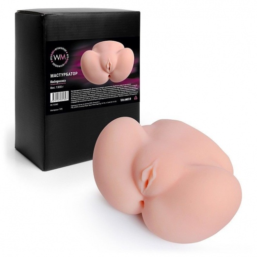 Реалистичный мастурбатор с двумя функциональными отверстиями - Erowoman-Eroman - в Химках купить с доставкой