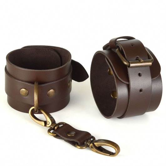 Коричневые наручники IDEAL - Sitabella - купить с доставкой в Химках