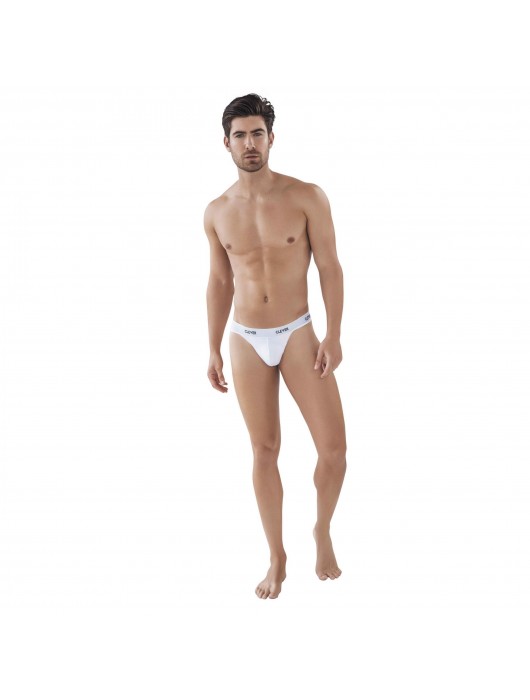 Белые мужские трусы-тонги Venture Thong - Clever Masculine Underwear купить с доставкой
