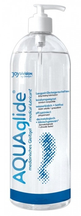 Гель-лубрикант AQUAglide на водной основе - 1000 мл. - Joy Division - купить с доставкой в Химках