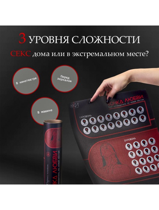 Плакат для двоих  Точка любви  со скретч-слоем - Сима-Ленд - купить с доставкой в Химках