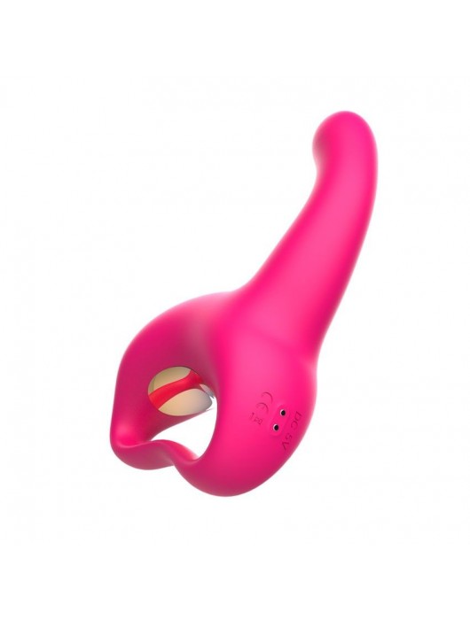 Розовый вибратор для G-стимуляции - I-MOON