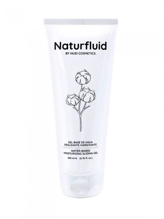 Экстраскользкий лубрикант на водной основе Nuei Naturfluid - 200 мл. - Nuei cosmetics - купить с доставкой в Химках
