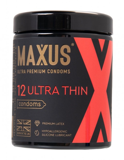 Ультратонкие презервативы MAXUS Ultra Thin - 12 шт. - Maxus - купить с доставкой в Химках