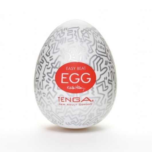 Мастурбатор-яйцо Keith Haring EGG PARTY - Tenga - в Химках купить с доставкой