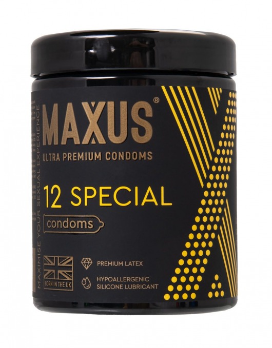 Презервативы с точками и рёбрами MAXUS Special - 12 шт. - Maxus - купить с доставкой в Химках
