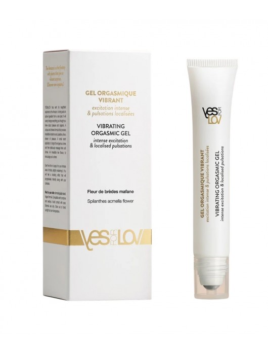 Возбуждающий гель Vibrating Orgasmic Gel - 20 мл. - YESforLOV - купить с доставкой в Химках