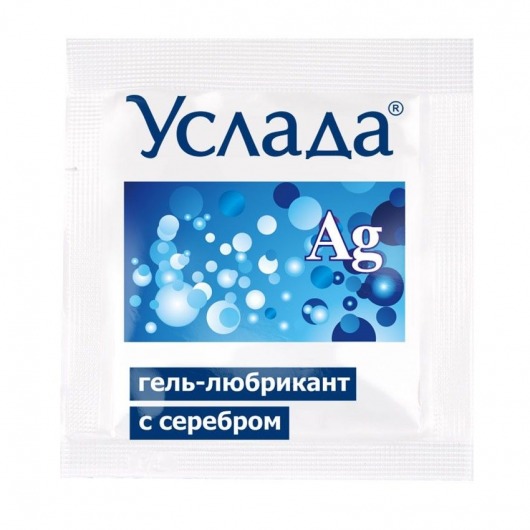 Гель-лубрикант «Услада с серебром» - 3 гр. - Биоритм - купить с доставкой в Химках