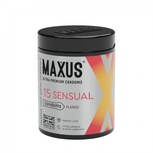 Анатомические презервативы MAXUS Sensual - 15 шт. - Maxus - купить с доставкой в Химках