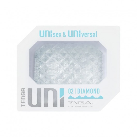 Прозрачный мастурбатор-стимулятор Tenga Uni Diamond - Tenga - в Химках купить с доставкой