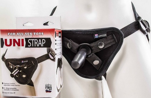 Универсальные трусики Harness UNI strap с корсетом - LOVETOY (А-Полимер) - купить с доставкой в Химках
