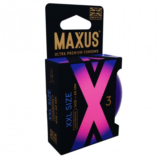 Презервативы Maxus XXL увеличенного размера - 3 шт. - Maxus - купить с доставкой в Химках