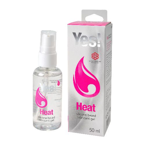 Возбуждающая силиконовая вагинальная смазка Yes Heat - 50 мл. - Sitabella - купить с доставкой в Химках