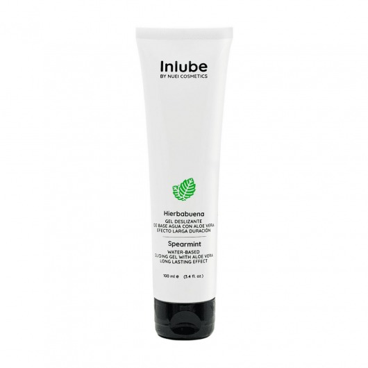 Водный лубрикант Nuei Inlube с алоэ вера и ароматом мяты - 100 мл. - Nuei cosmetics - купить с доставкой в Химках