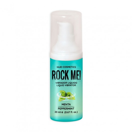 Жидкий вибратор Nuei Rock Me! с ароматом мяты - 20 мл. - Nuei cosmetics - купить с доставкой в Химках