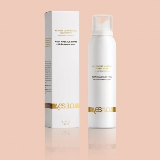 Массажная пена Fizzy Massage Foam - 150 мл. - YESforLOV - купить с доставкой в Химках