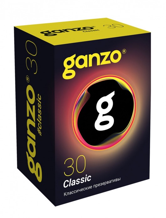 Классические презервативы с обильной смазкой Ganzo Classic - 30 шт. - Ganzo - купить с доставкой в Химках